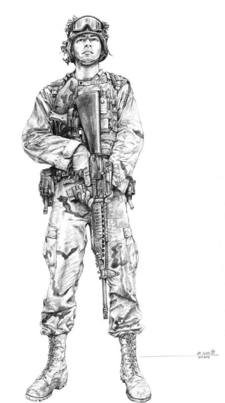 Военные рисунки