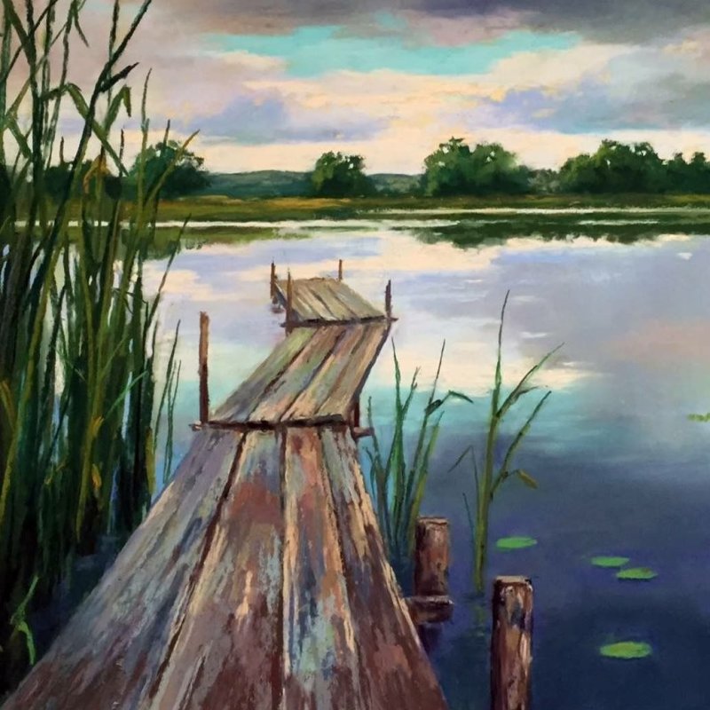 Пейзаж легко