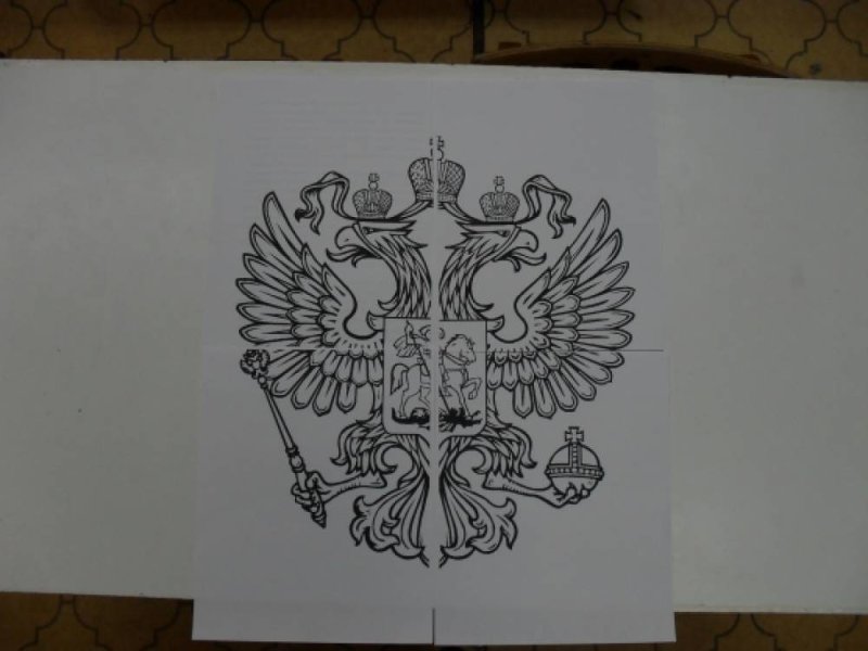 Герб России рисунок