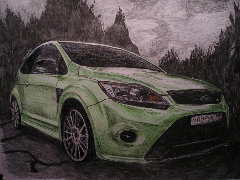 Ford Focus 2 Art белый