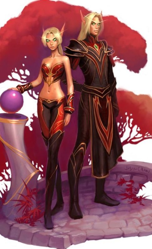 World of Warcraft эльфы крови
