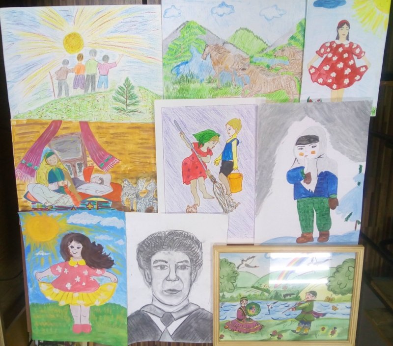 Мустай Карим рисунок