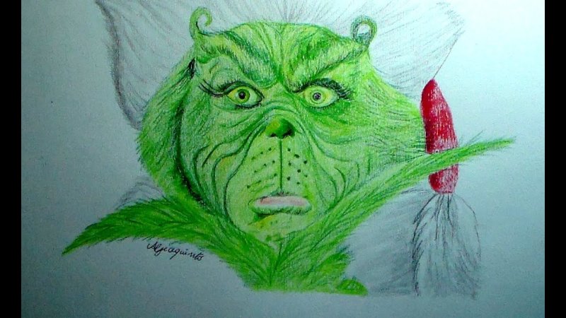 Гринч карандашом