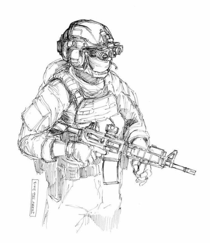 Раскраска Call of Duty Modern Warfare 2