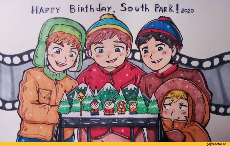С днём рождения South Park