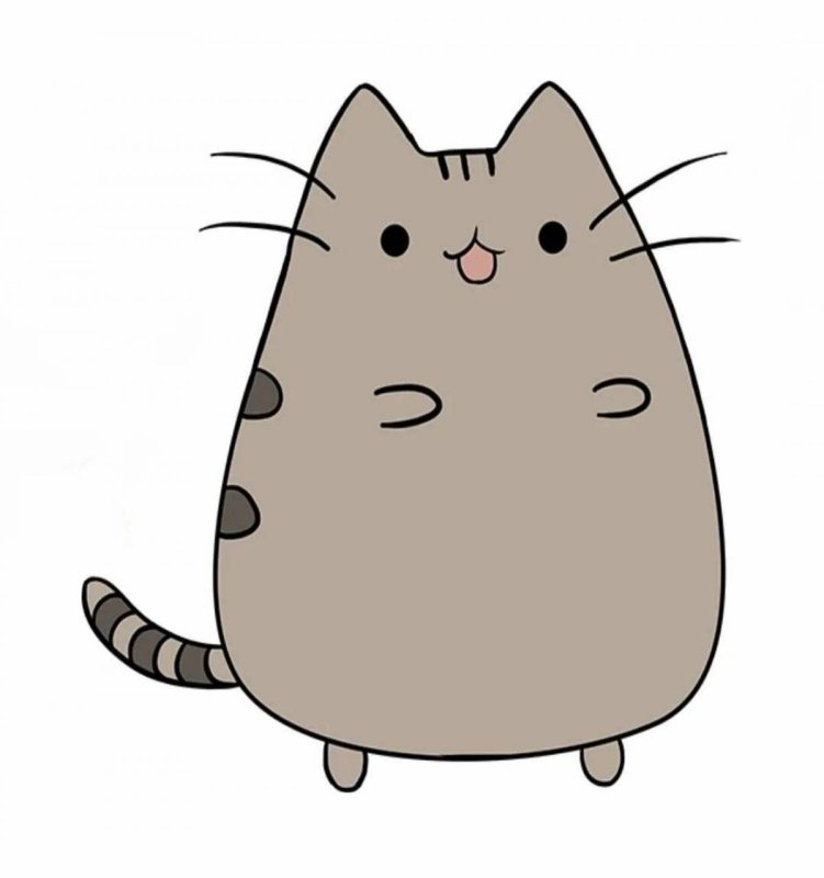 Рисунки для срисовки котики