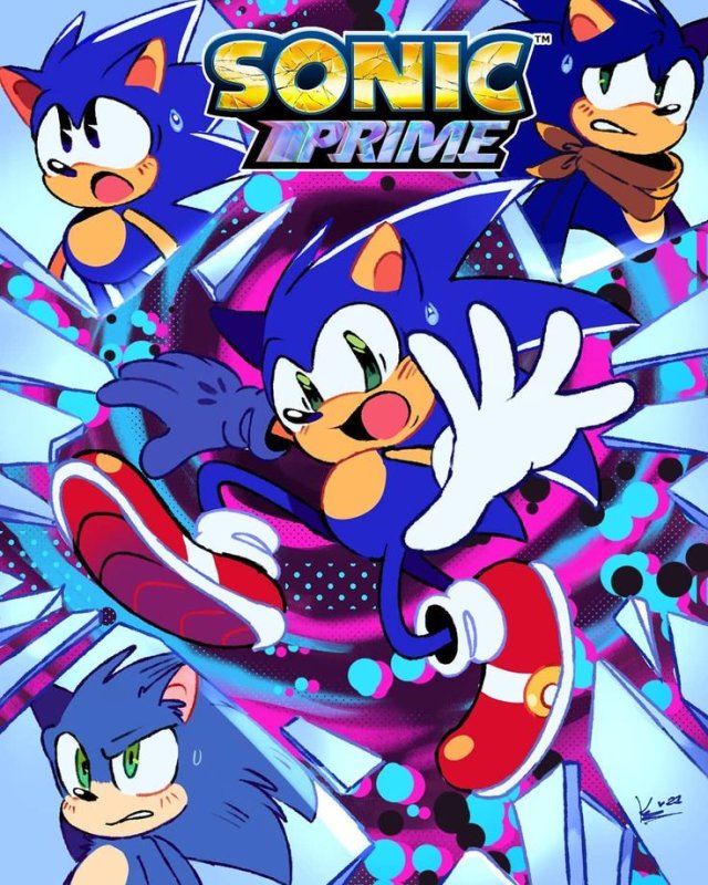 Sonic Prime постеры