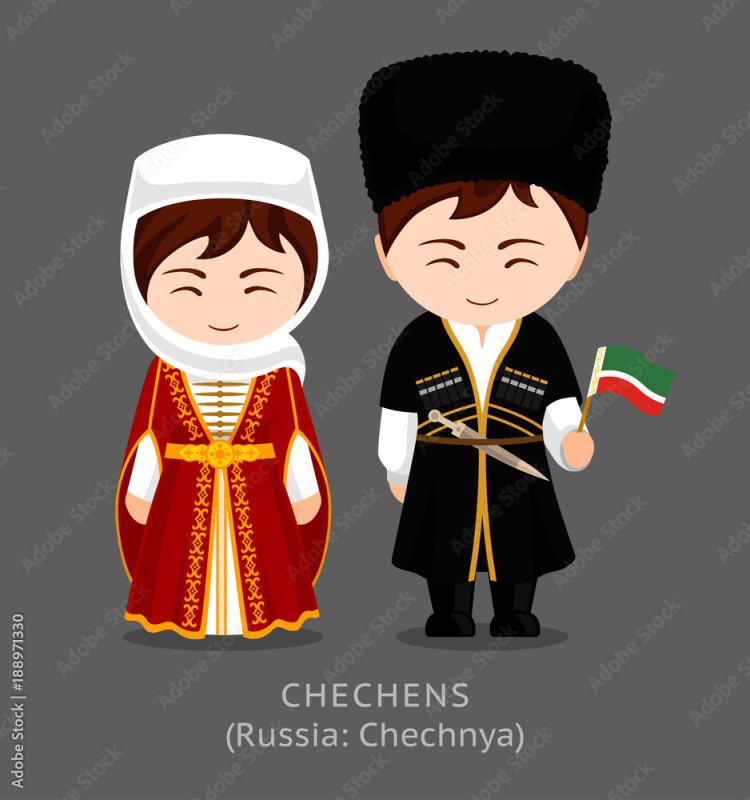 Чеченские национальные костюмы для детей