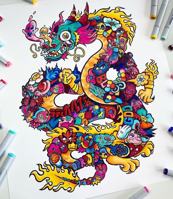 Дудл арт Vexx