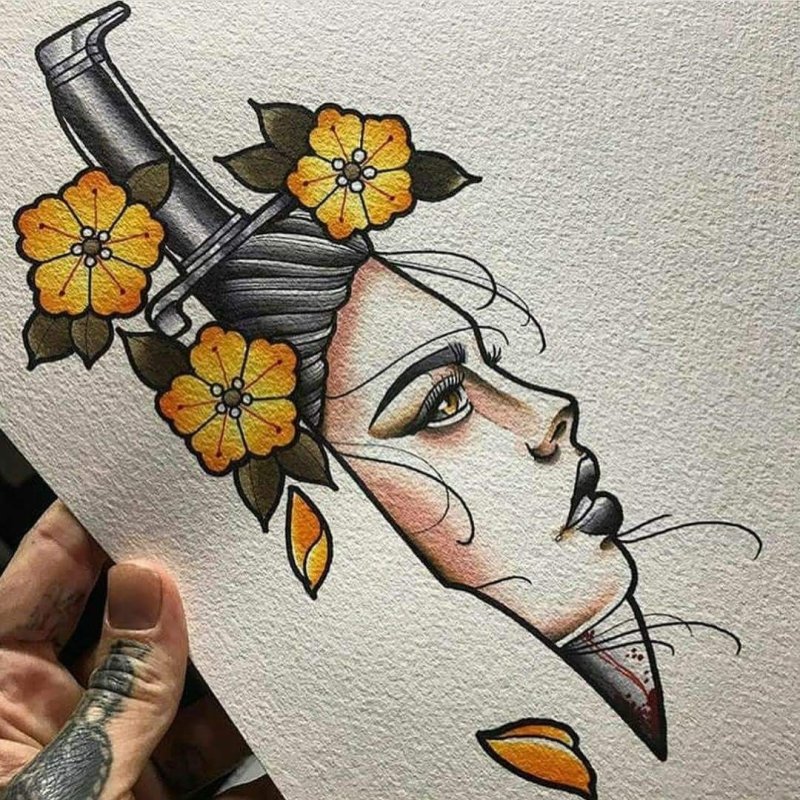 Нео традишнл тату