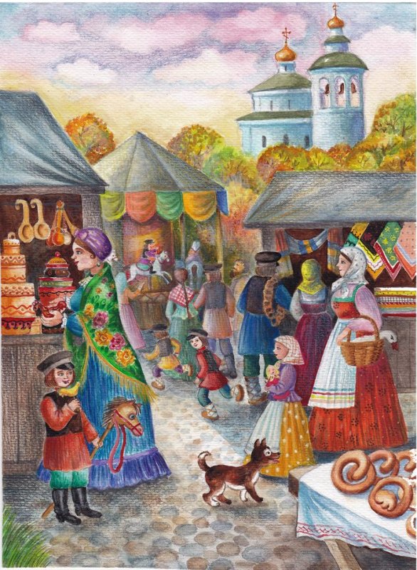 Ярмарка живопись