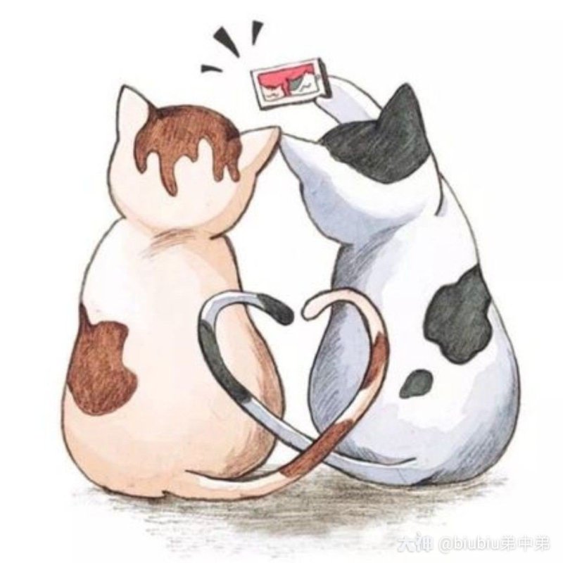 Котик рисунок