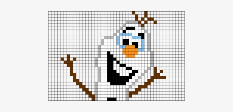 Olaf Pixel Art