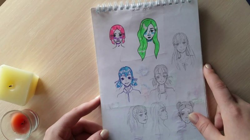 Рисунки в скетчбук лёгкие