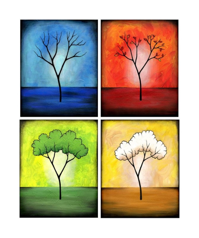 Пейзаж в разных настроениях