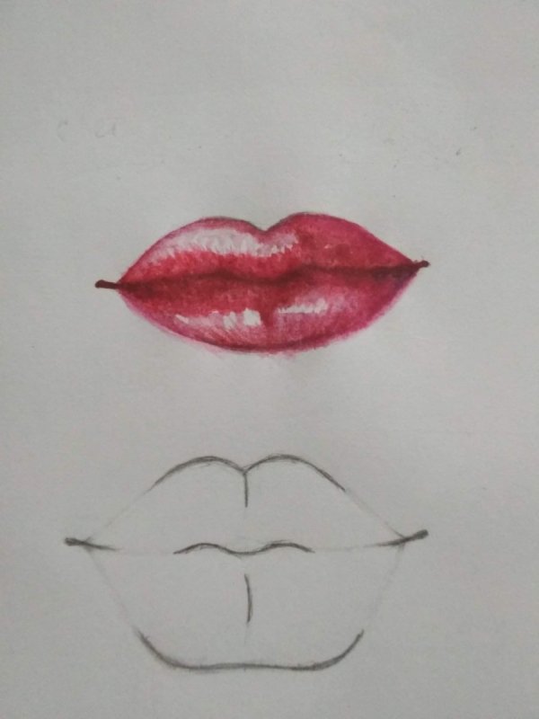 Губы для срисовки
