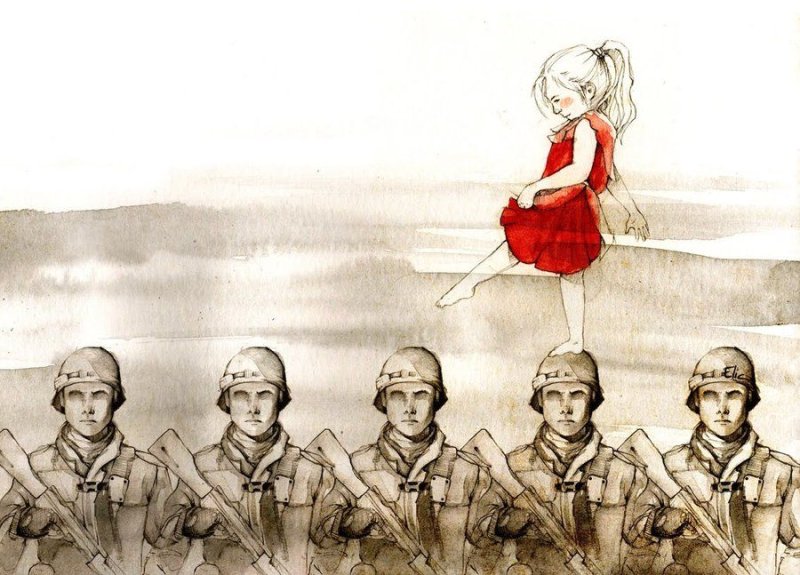 Рисунок на тему война