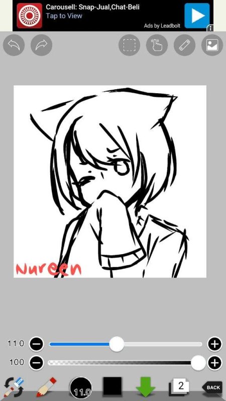 Зарисовки в приложении IBISPAINT
