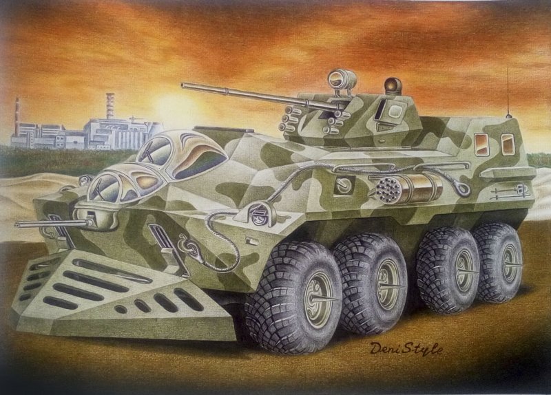 БТР 80 С ПТУР
