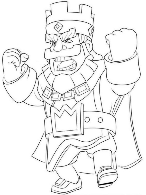 Раскраска Clash Royale