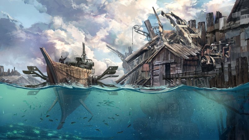 Steampunk Art деревня