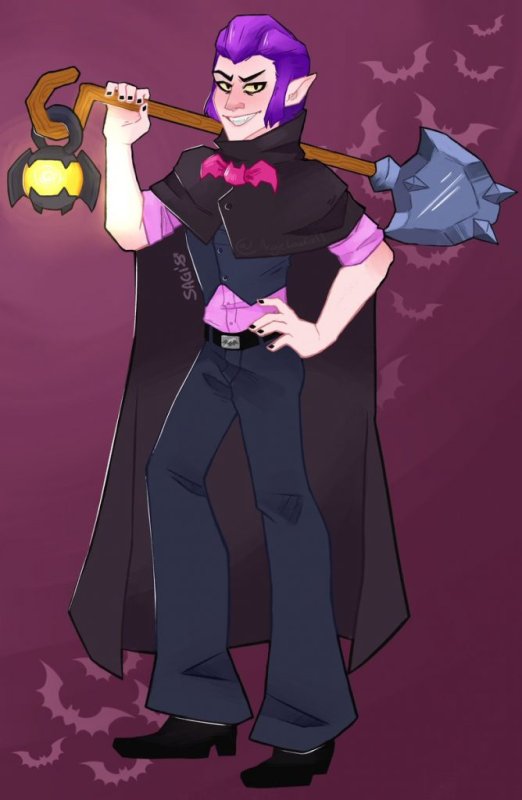 Мортис Brawl Stars арт