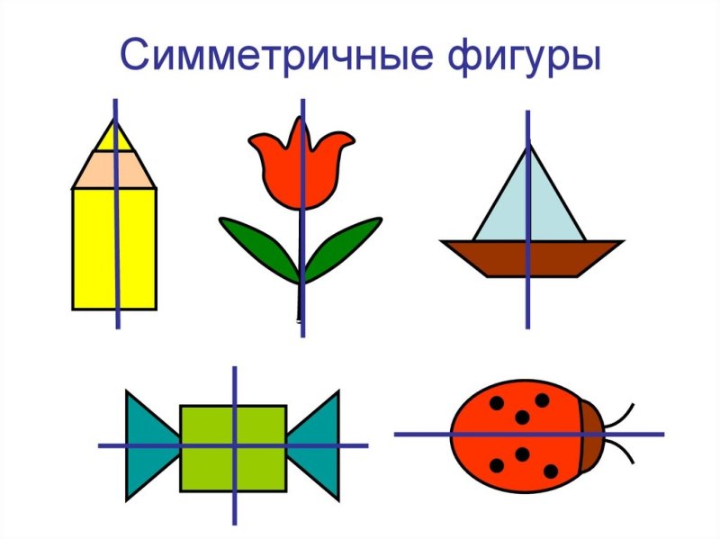 Ось симметрии 2 класс математика школа России