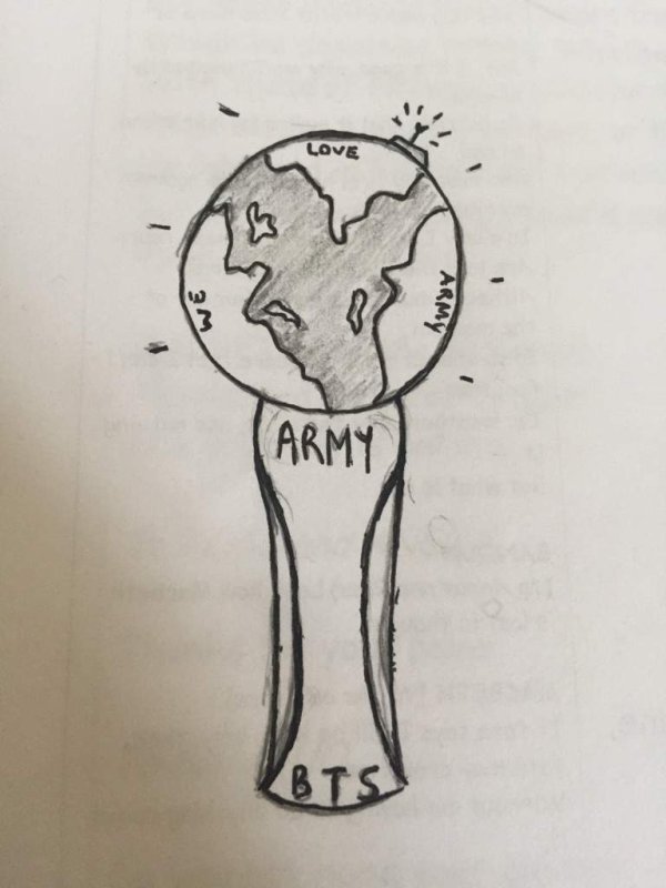 Рисунки АРМИ БТС