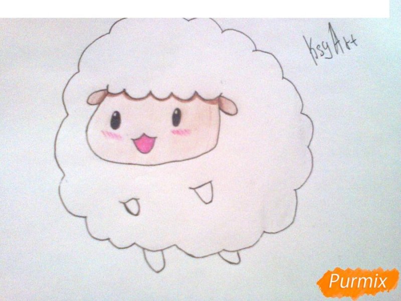 милые барашки для срисовки