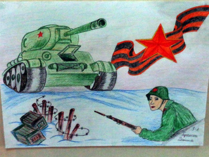 Детские рисунки о войне