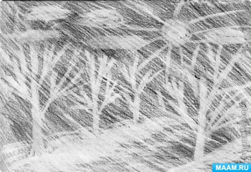 Рисование ластиком для дошкольников