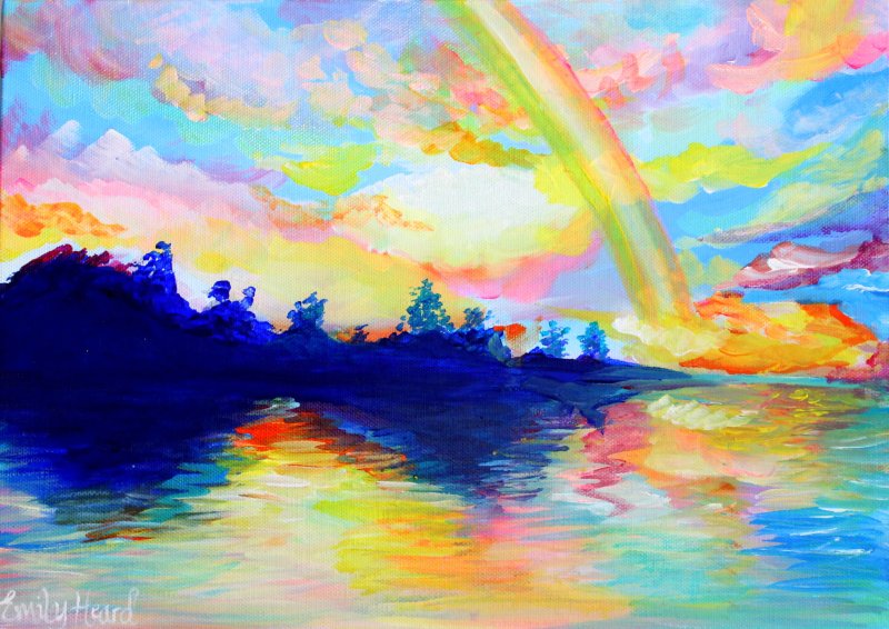 Рисунки гуашью