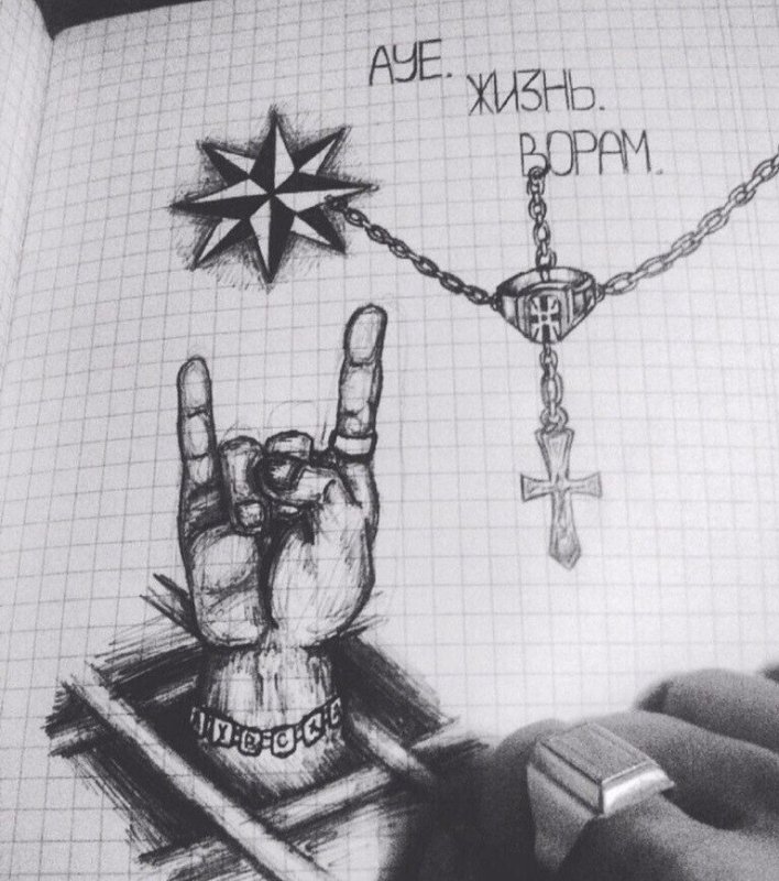 Тюремные рисунки