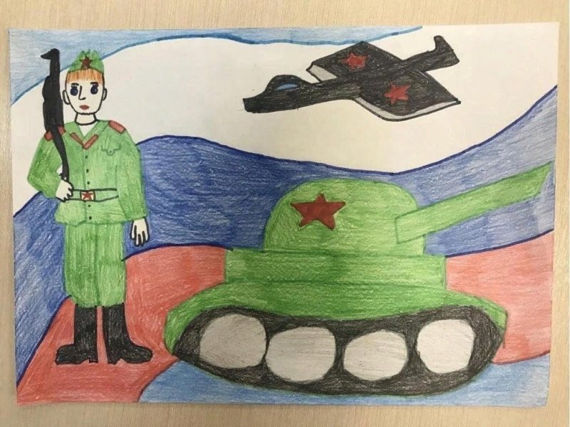 Рисунки на военную тему