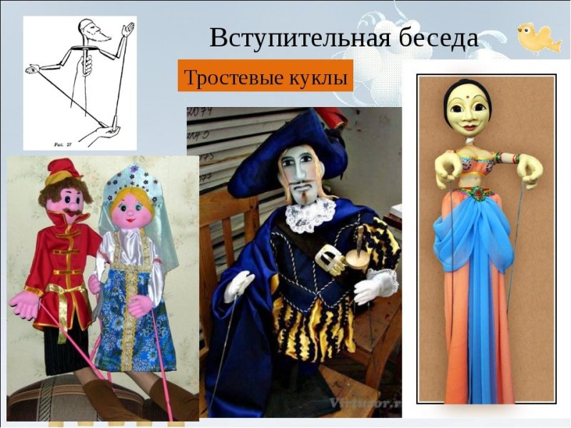 Планшетные куклы для кукольного театра
