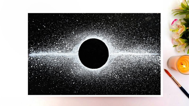 painting black hole