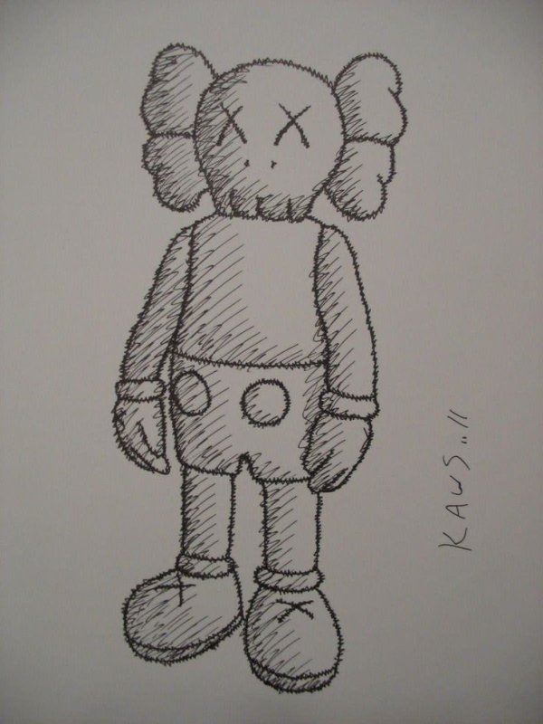 KAWS тату эскизы