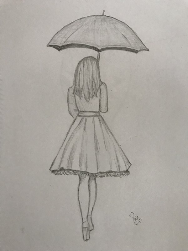 Красивые рисунки людей карандашом