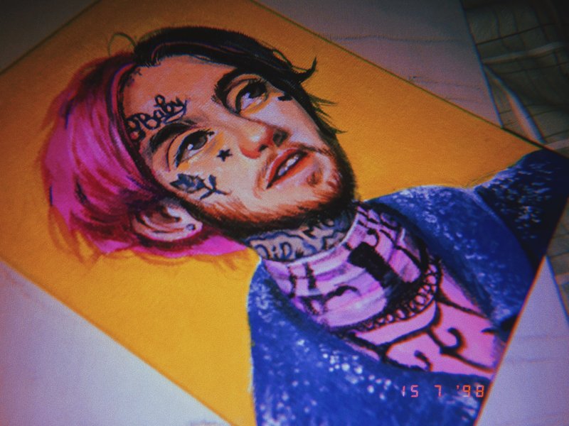 Lil Peep Painting