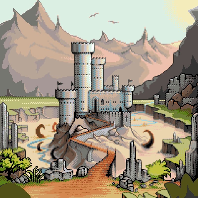 2d Pixel Castle