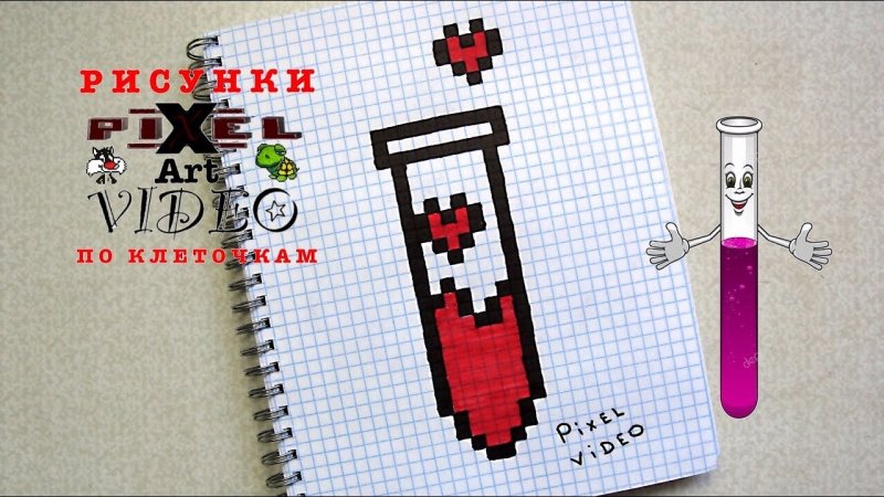 Рисунки по клеточкам косметика