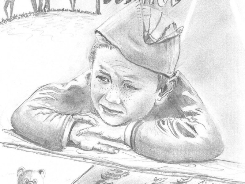 Рисунки о войне для срисовки