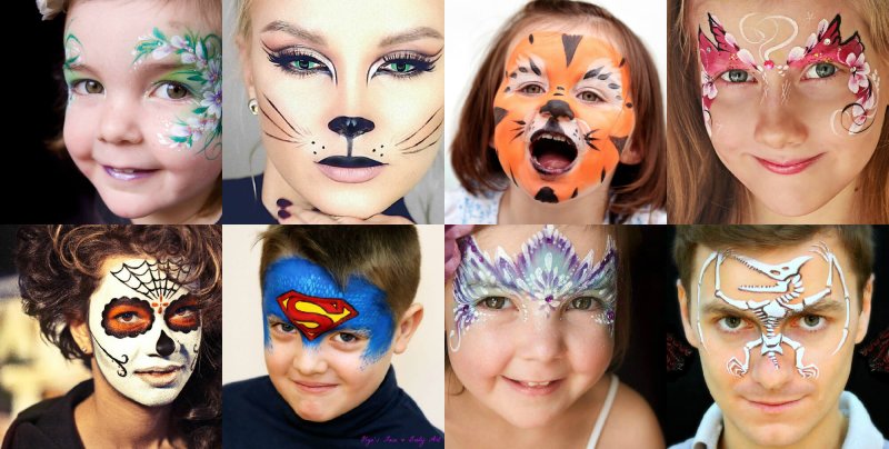 Грим для детей легкий