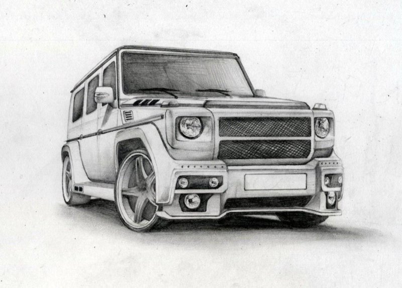 Мерседес Гелендваген g 63 чертежи