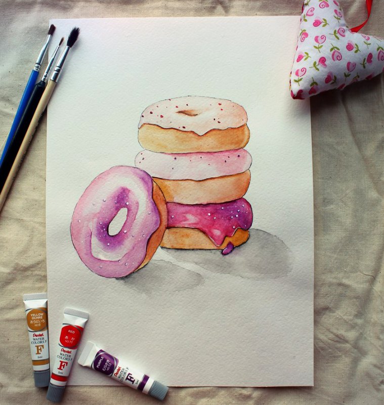 Идеи для рисунков акварелью