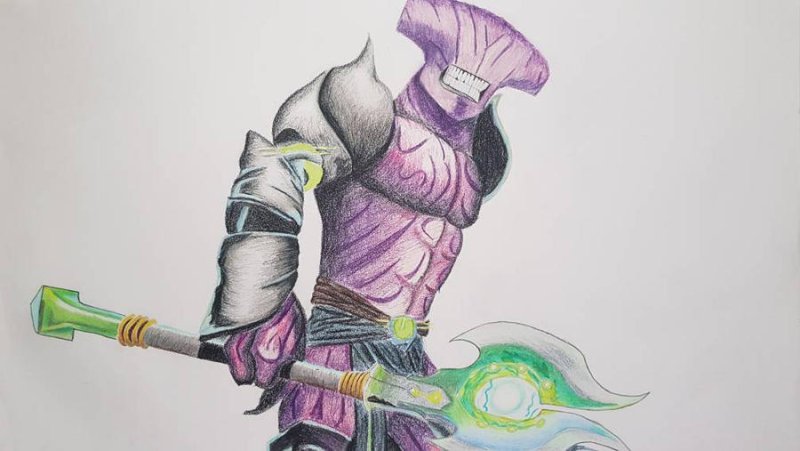 Faceless Void рисунок