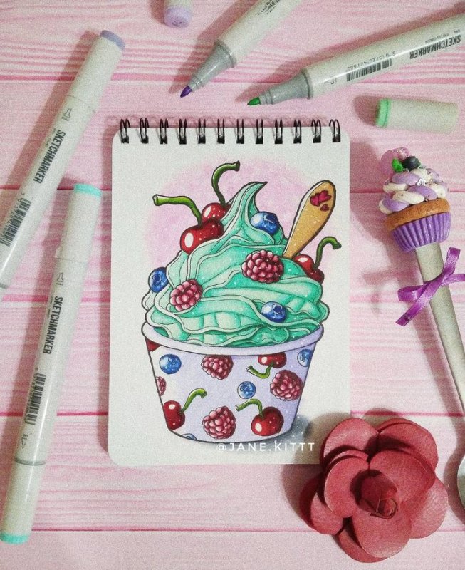 Рисунки для скетчбука маркерами