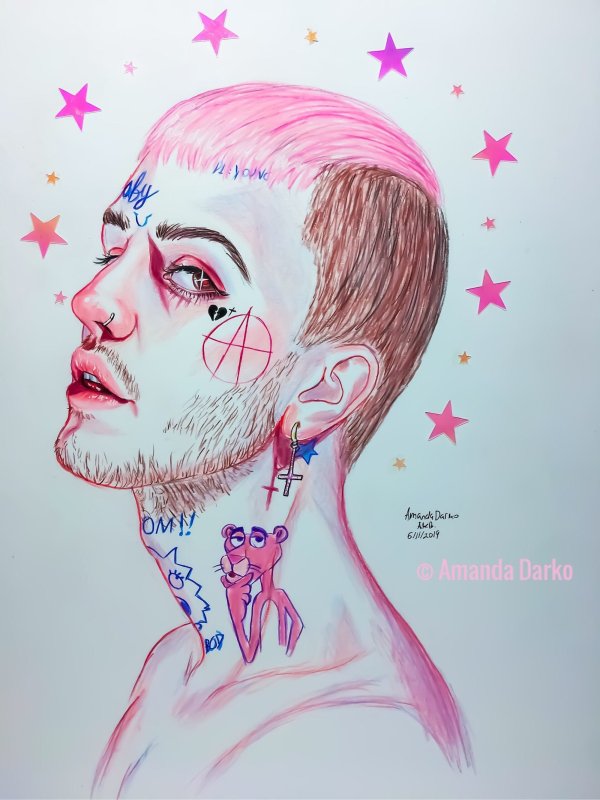 лил пип арт