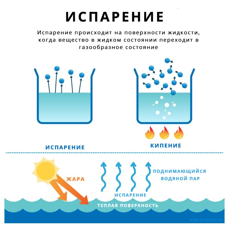 Испарение это парообразование которое