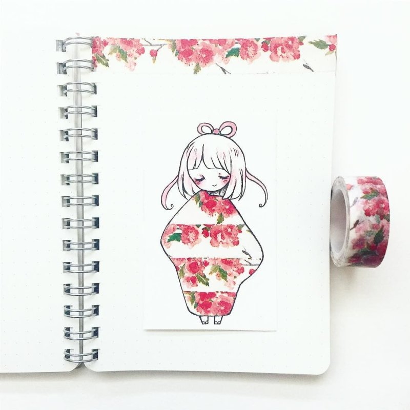 Washi Tape иллюстрации арт
